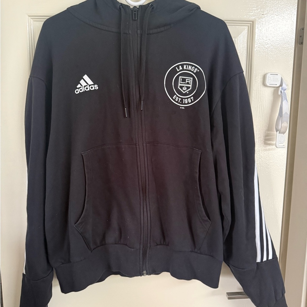 Adidas Black Hoodie with Logo